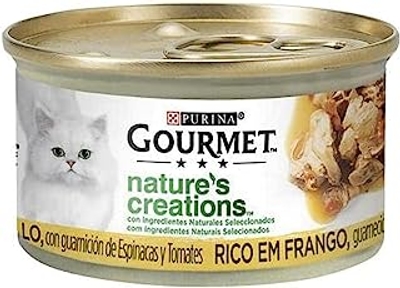 Purina Gourmet Nature's Creation Kip, 24 x 85 g - natvoer katten
