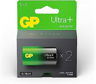 D Mono batterij GP Alkaline Ultra Plus 1,5 V 2 stuks