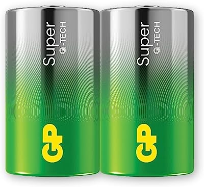 D Mono batterij GP Alkaline Super 1,5 V 2 stuks