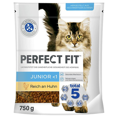 Perfect Fit Junior - Kattenbrokken - Kip - 750 g