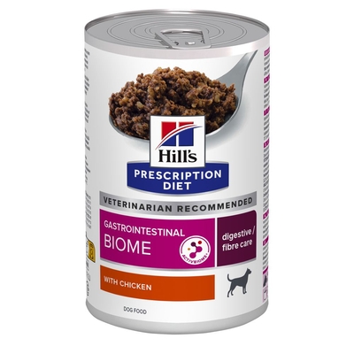 Hill's Prescription Diet Gastrointestinal Biome met Kip - 24 x 370 g - natvoer honden