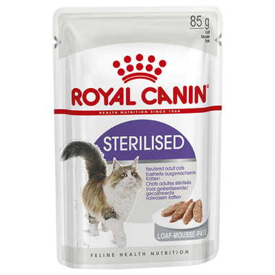 12x85g Sterilised Mousse Royal Canin Kattenvoer Nat - natvoer katten