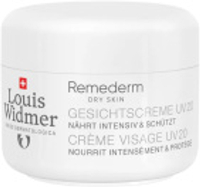 Louis Widmer Remederm Gezichtscrème UV 20 Geparfumeerd 50ml