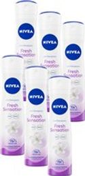 NIVEA - Deodorant - Fresh Sensation - Anti-Transpirant - 6 x 150ml