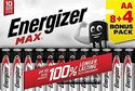 Energizer Max AA batterijen - 12 stuks
