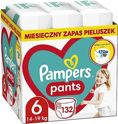 Pampers  luierbroekjes maat 6 - 132 stuks