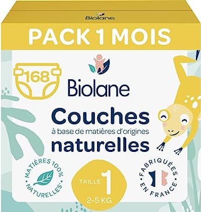 BioLane  luiers maat 1 - 168 stuks
