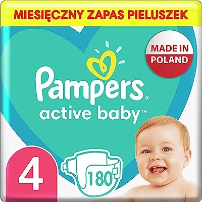 Pampers  luiers maat 4 - 180 stuks