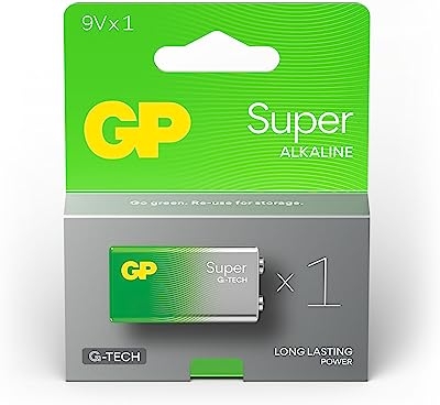 GP Alkaline Super 9V - 1 batterij