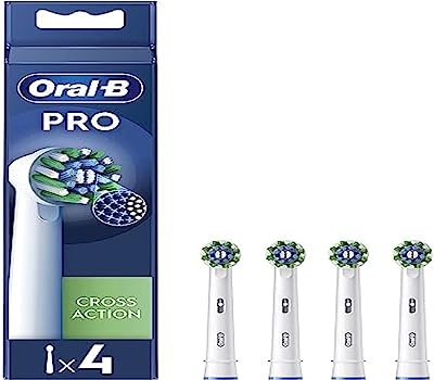 Oral-B CrossAction  opzetborstels - 4 stuks