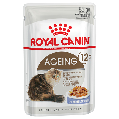 48x85g Ageing 12+ in Gelei Royal Canin Kattenvoer - natvoer katten