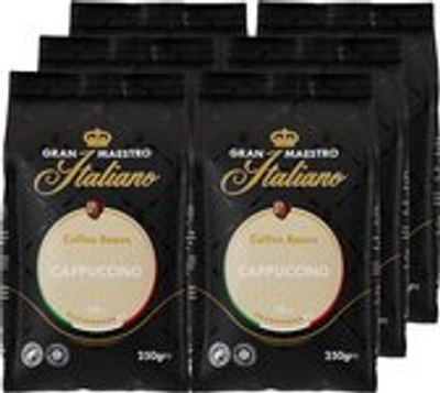 Gran Maestro Italiano - Cappuccino - Koffiebonen - Bonen voor Cappuccino - Intense Smaak - 250 g