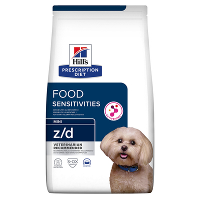 Hill's Prescription Diet Canine Z/D Skin/Food Sensivities Mini Hondenvoer - 1 kg - hondenbrokken