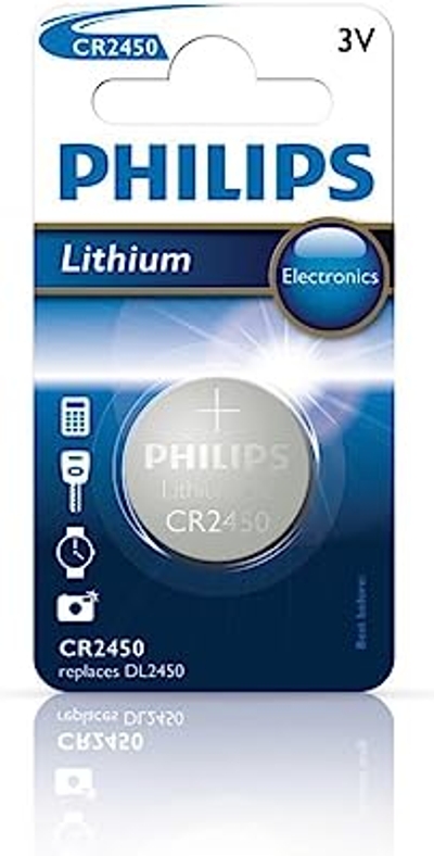 Philips CR2450/10B knoopcel batterijen - 1 stuks