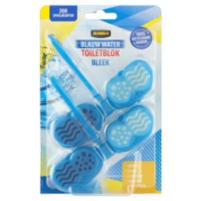 Jumbo Blauw Water Toiletblok Bleek 2 stuks