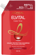 Loreal Paris Elvital Color Vive Shampoo Refill Pouch 500 ml