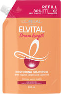 Loreal Paris Elvital Dream Length Shampoo Refill Pouch 500 ml