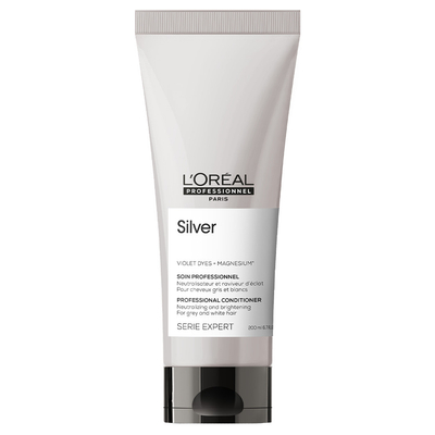 L’Oréal Professionnel Silver Conditioner – Voor zijdezacht grijs en wit haar – Serie Expert – 200 ml