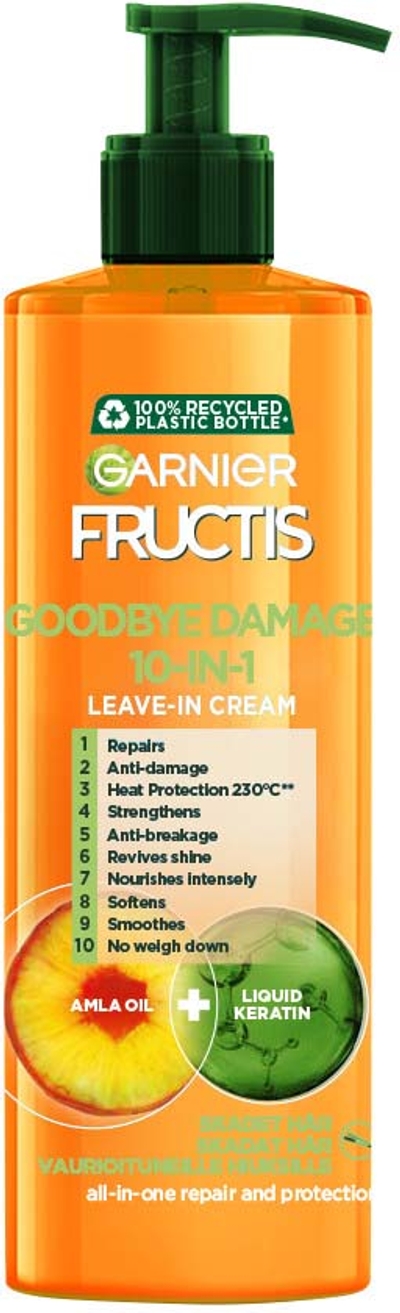 Garnier Fructis Goodbye Damage 10-in-1 Shampoo & Detangler 400 ml