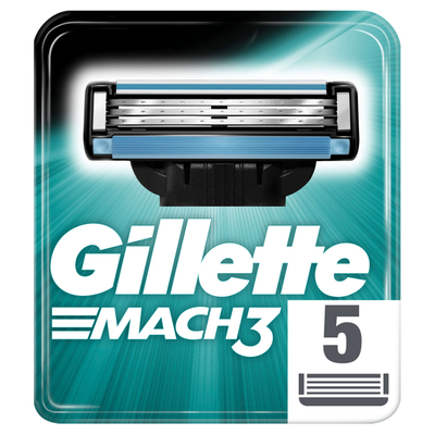 Gillette Mach 3 scheermesjes - 5 stuks