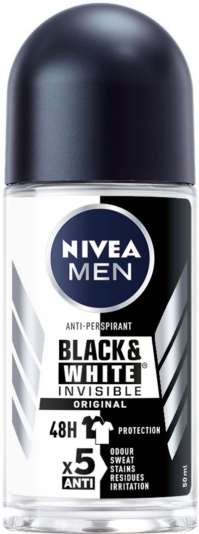 NIVEA For Men Deo Roll-on Black & White Power Men 50 ml