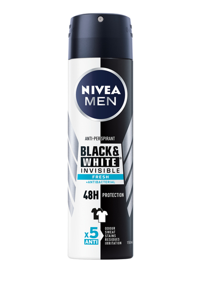 NIVEA Deo Invisible Black & White Fresh Spray 150 ml