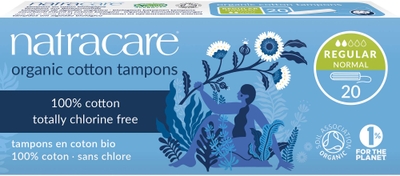 Natracare Organic Cotton Tampons Regular 20 pcs