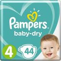 Pampers Baby Dry  luiers maat 4 - 44 stuks