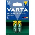 Varta AA (HR6) Recharge Accu Phone batterijen, 1600 mAh - 2 stuks