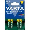 Varta AAA (HR03) Recharge Accu Power batterijen, 800 mAh - 4 stuks