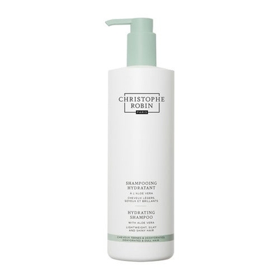 Christophe Robin Hydrating Shampoo With Aloe Vera | 500 ml | Reinigt de haren en hoofdhuid