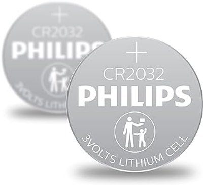 Philips knoopcelbatterij CR2032 - 2 stuks