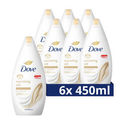 Dove Nourishing Silk douchegel - 6 x 450 ml - voordeelverpakking