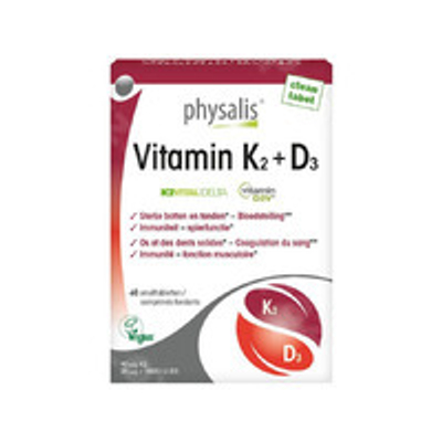 Physalis Vitamine K2 + D3 60 Tabletten