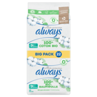 Always Cotton Protection Normal Maandverband 22 stuks