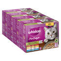 Voordeelpakket Whiskas Pure Delight Portiezakjes 96 x 85 g - Gemengde Ragout in Gelei - natvoer katten