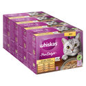 Voordeelpakket Whiskas Pure Delight Portiezakjes 96 x 85 g - Gevogelte Ragout in Gelei - natvoer katten