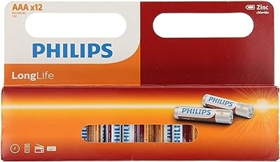 Philips R03L12W/10 - Batterijen AAA - 12 Stuks - 1.5 V