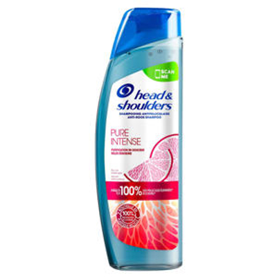 Head & Shoulders Pure Intense Milde Reiniging anti-roos shampoo - 6 x 250 ml - voordeelverpakking