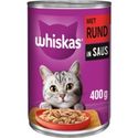 Whiskas Met rund en saus 400 g - natvoer katten