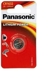 Panasonic CR1632 lithium batterij 3V - 2 stuks