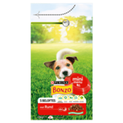 Bonzo Mini Menu Hondenvoer met Rund 1500 gram - hondenbrokken