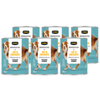 Jumbo Hondenbrokken in Saus Kip en Groenen 6 x 830g - natvoer honden