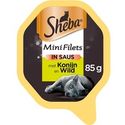 Sheba Mini filets in saus konijn & wild 85 g - natvoer katten