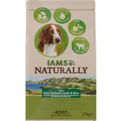 IAMS Naturally dog lam & rijst 2,7 kg - hondenbrokken