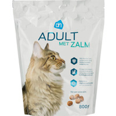 AH Premium brok adult zalm 800 g - kattenbrokken