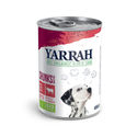 Yarrah - Natvoer Hond Blik Chunks met Rund Bio - 6 x 820 g - natvoer honden