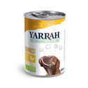 Yarrah - Natvoer Hond Blik Chunks met Kip Bio - 12 x 405 g - natvoer honden