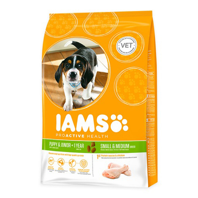 IAMS Dog Puppy & Junior - Small & Medium - 3 kg - hondenbrokken