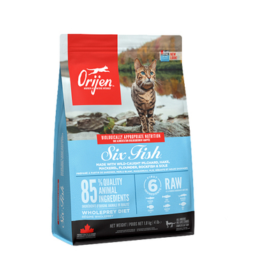 Orijen Six Fish Cat Whole Prey Proefverpakking - 340 g - kattenbrokken